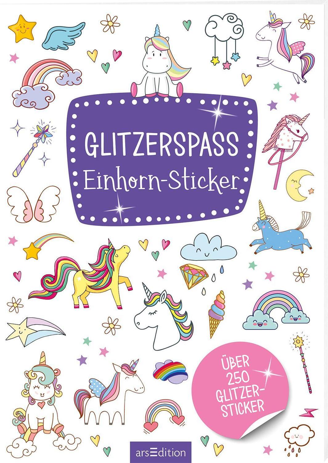 Cover: 4014489126829 | Glitzerspaß - Einhorn-Sticker | Über 250 Glitzersticker | Stück | 2021