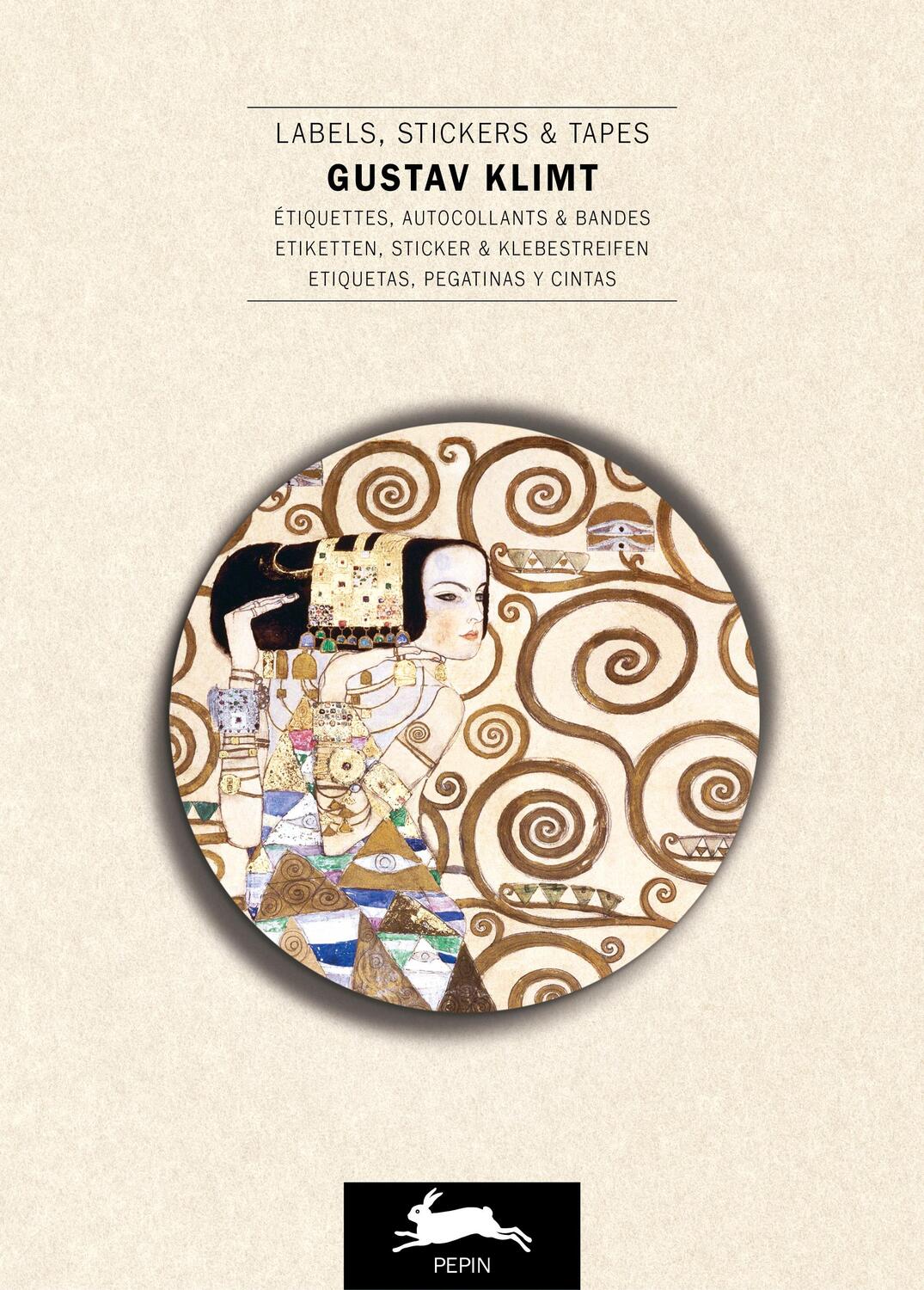 Cover: 9789460094323 | Gustav Klimt | Label and Sticker Book | Pepin Van Roojen | Taschenbuch