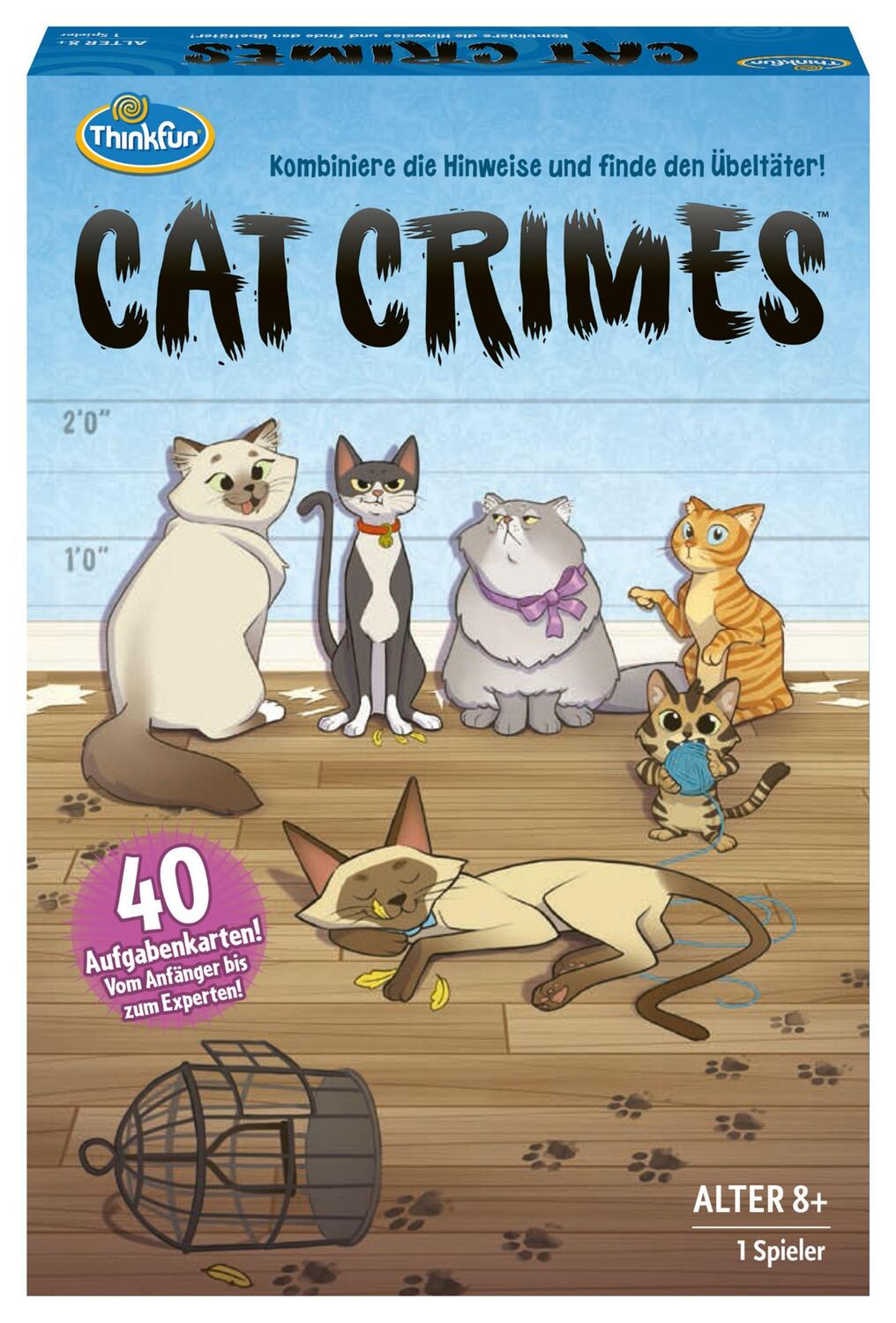 Cover: 4005556763665 | ThinkFun - 76366 - Cat Crimes - Das flauschige und freche...