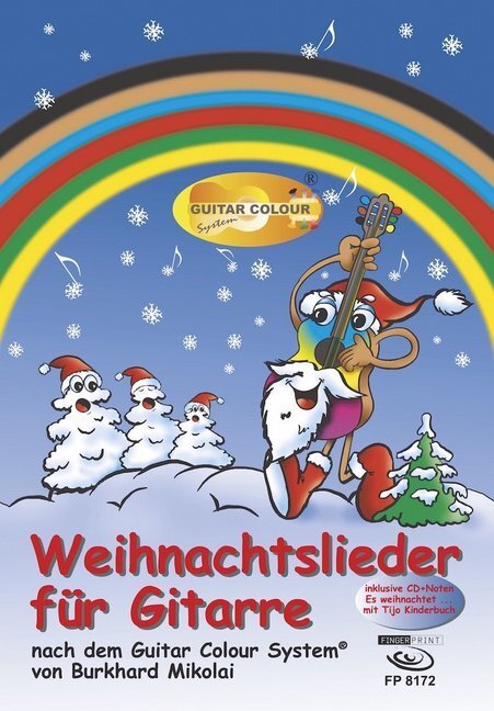 Cover: 9783945190180 | Weihnachtslieder für Gitarre, m. 1 Audio-CD | Burkhard Mikolai | 2017