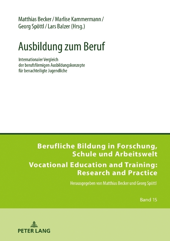 Cover: 9783631673690 | Ausbildung zum Beruf | Matthias Becker (u. a.) | Buch | Deutsch
