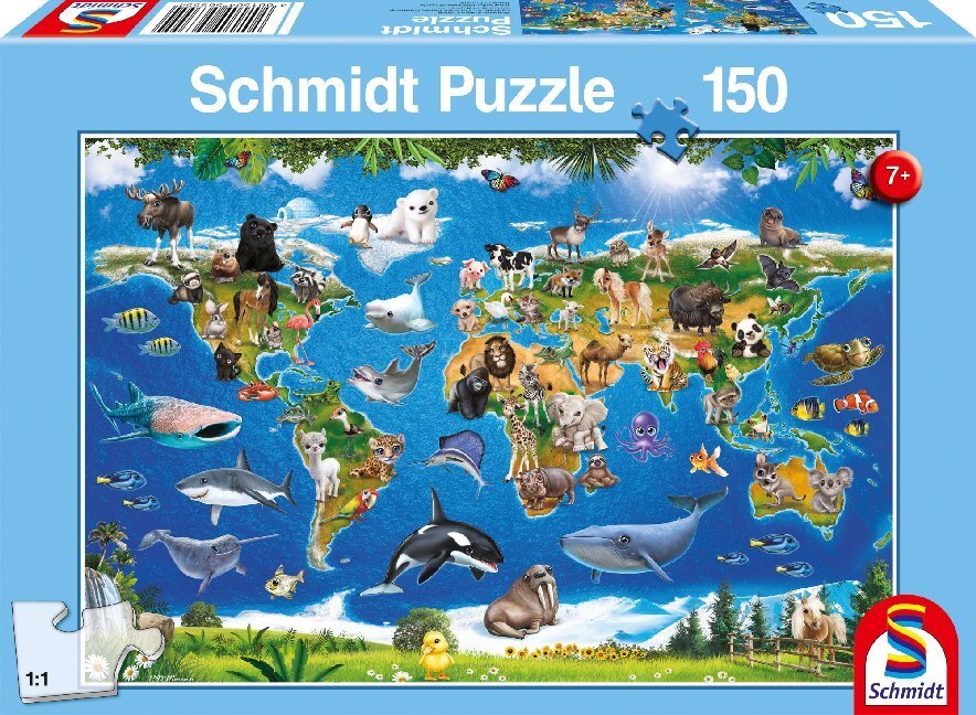 Cover: 4001504563554 | Lococo Tierwelt (Kinderpuzzle) | Spiel | In Spielebox | 2020 | Schmidt