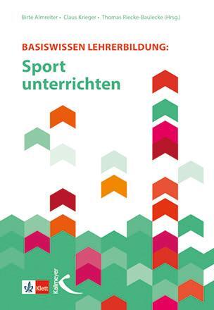 Cover: 9783772714009 | Basiswissen Lehrerbildung: Sport unterrichten | Claus Krieger (u. a.)