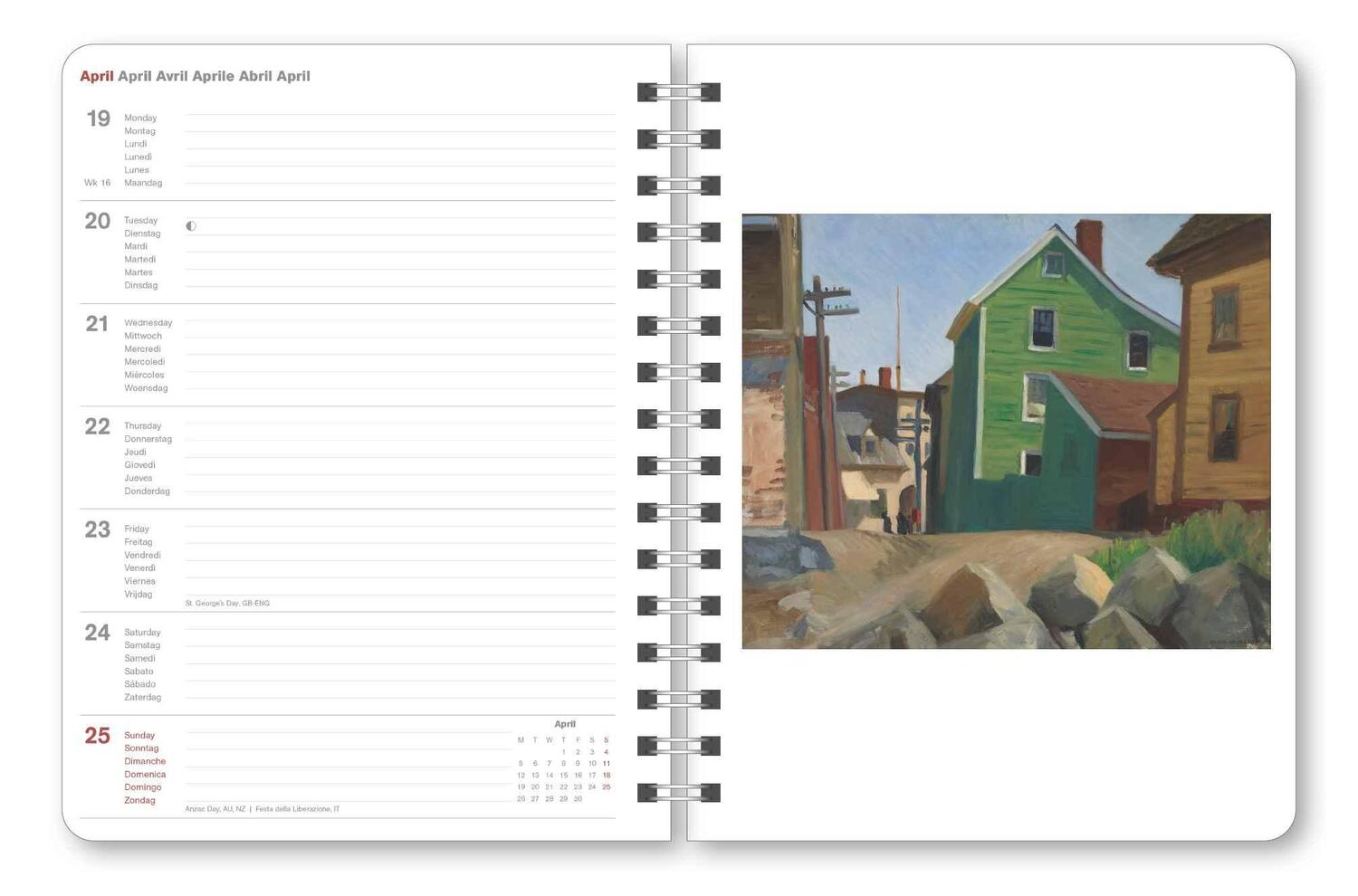 Bild: 4002725994721 | Edward Hopper 2025 - Diary - Buchkalender - Taschenkalender -...