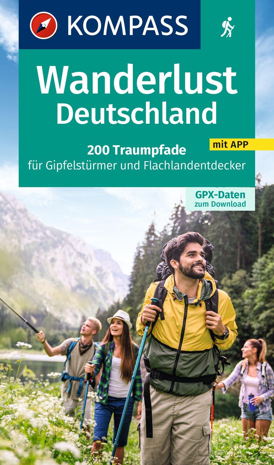 Cover: 9783991219019 | KOMPASS Wanderlust Deutschland | Taschenbuch | 456 S. | Deutsch | 2023