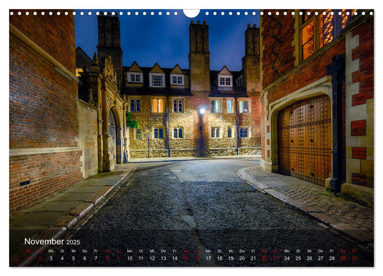 Bild: 9783435402502 | Cambridge street view (Wandkalender 2025 DIN A3 quer), CALVENDO...