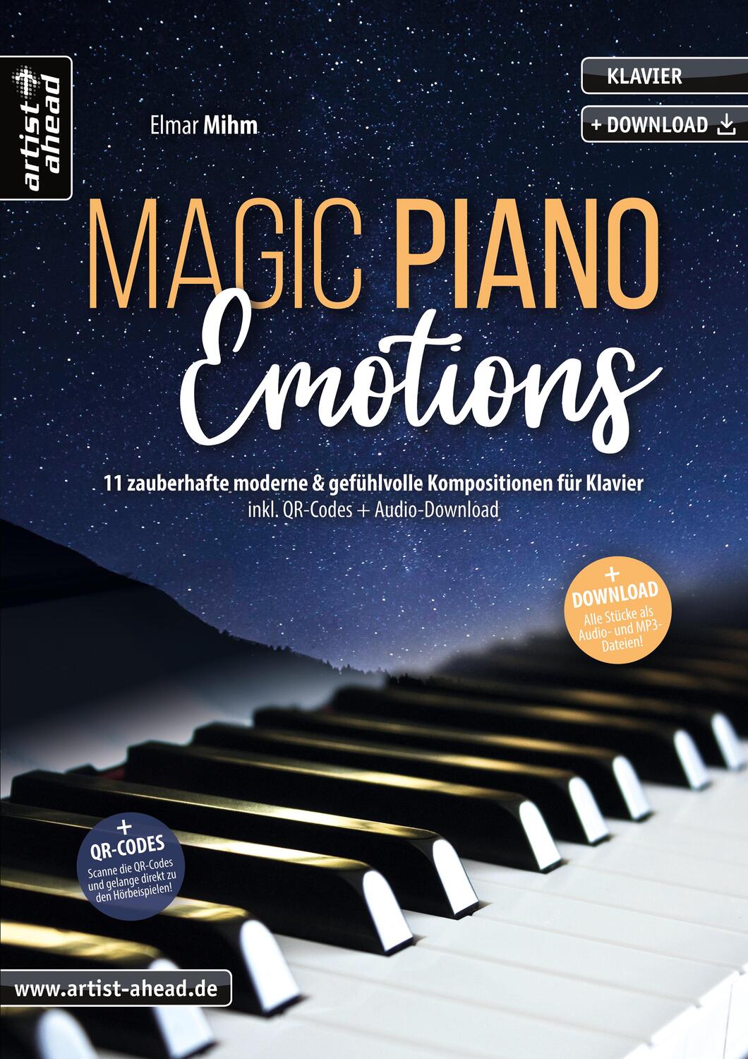 Cover: 9783866422216 | Magic Piano Emotions | Elmar Mihm | Broschüre | Buch &amp; Audio-Download