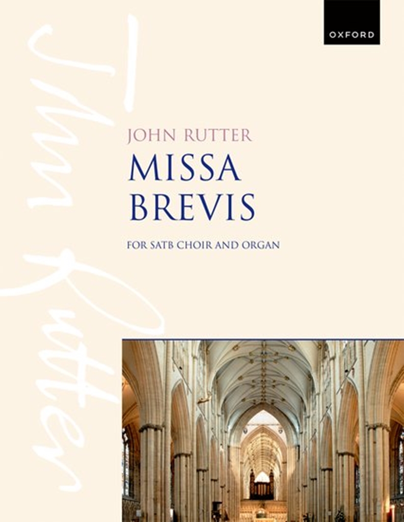 Cover: 9780193562455 | Missa Brevis | John Rutter | Klavierauszug | 2022 | EAN 9780193562455