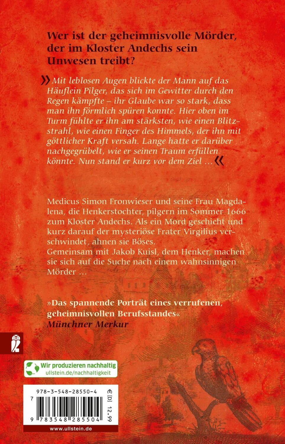 Rückseite: 9783548285504 | Der Hexer und die Henkerstochter | Oliver Pötzsch | Taschenbuch | 2013