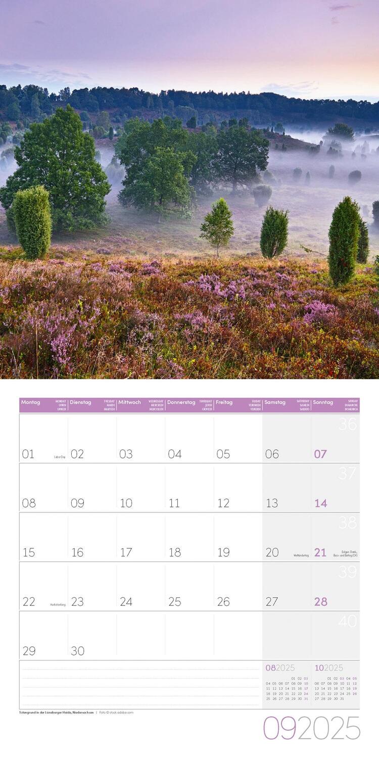 Bild: 9783838445076 | Naturwunder Deutschland Kalender 2025 - 30x30 | Ackermann Kunstverlag