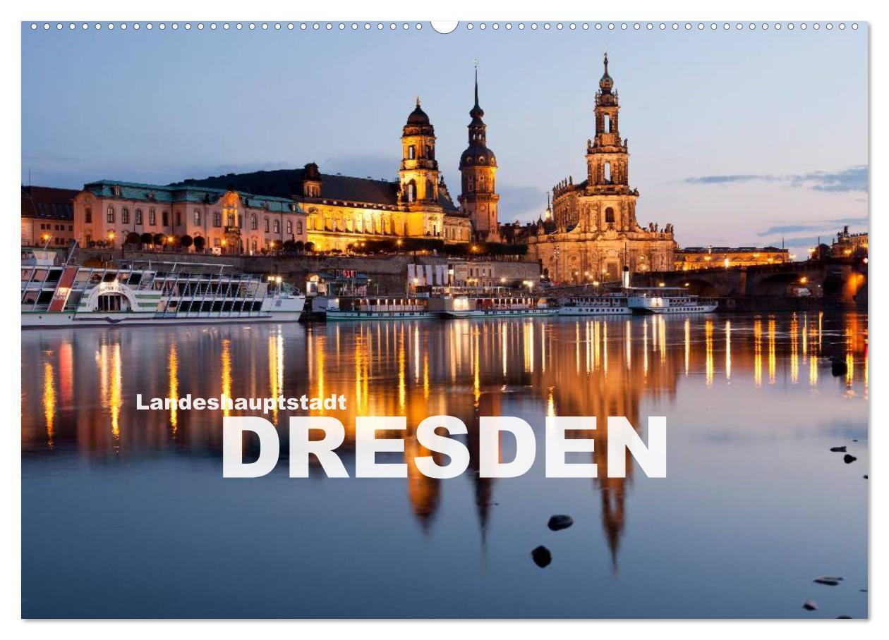 Cover: 9783383478079 | Landeshauptstadt Dresden (Wandkalender 2024 DIN A2 quer), CALVENDO...