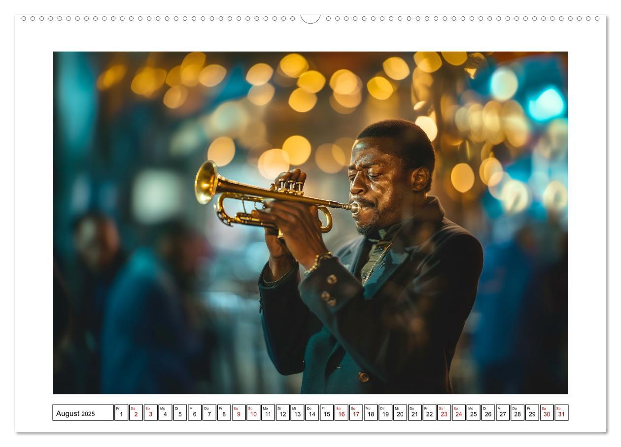 Bild: 9783383831539 | Jazz Geschichten um Mitternacht (Wandkalender 2025 DIN A2 quer),...