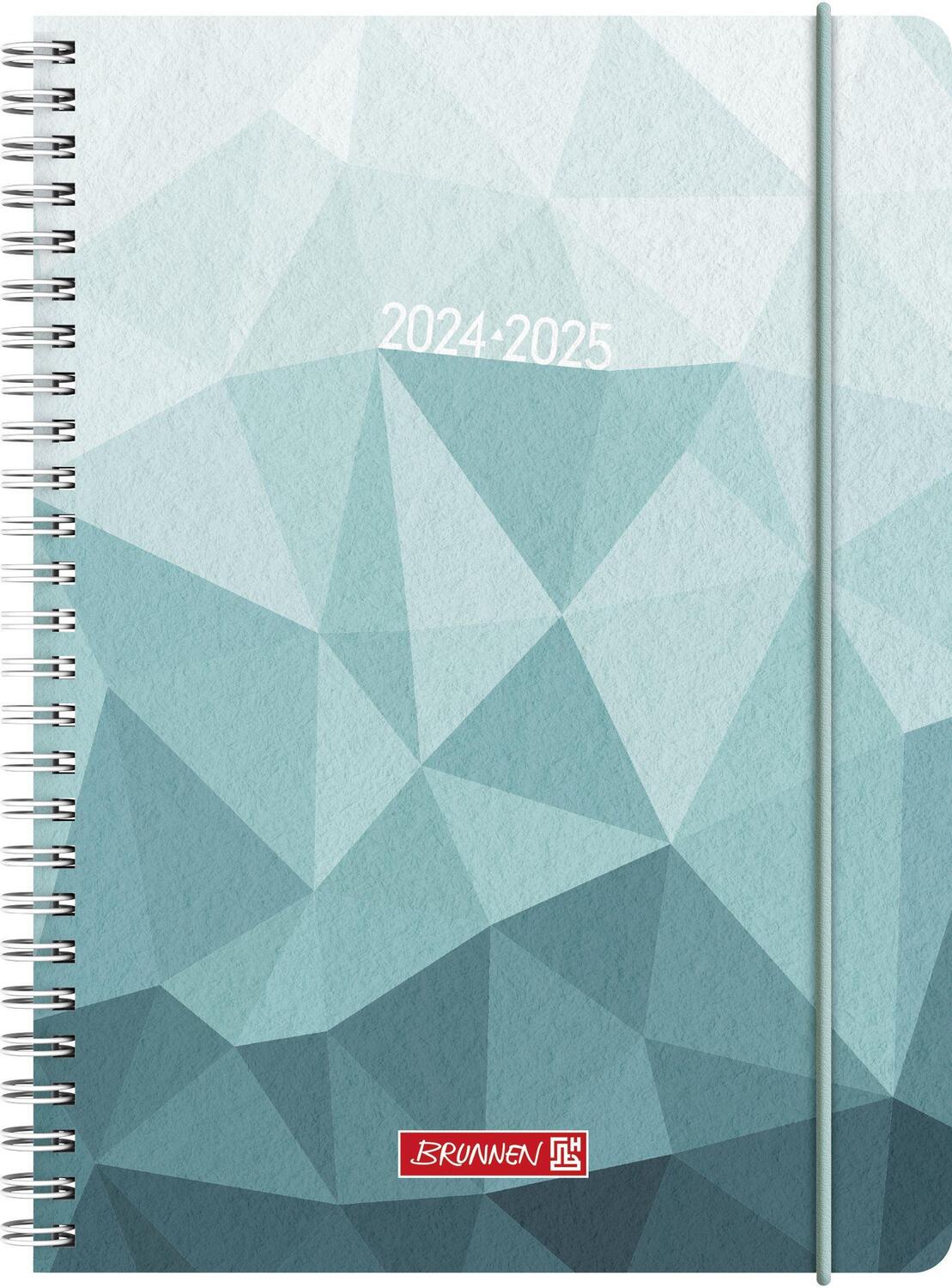 Cover: 4061947119367 | Schülerkalender 2024/2025 "Ice Vector ", 2 Seiten = 1 Woche, A5,...