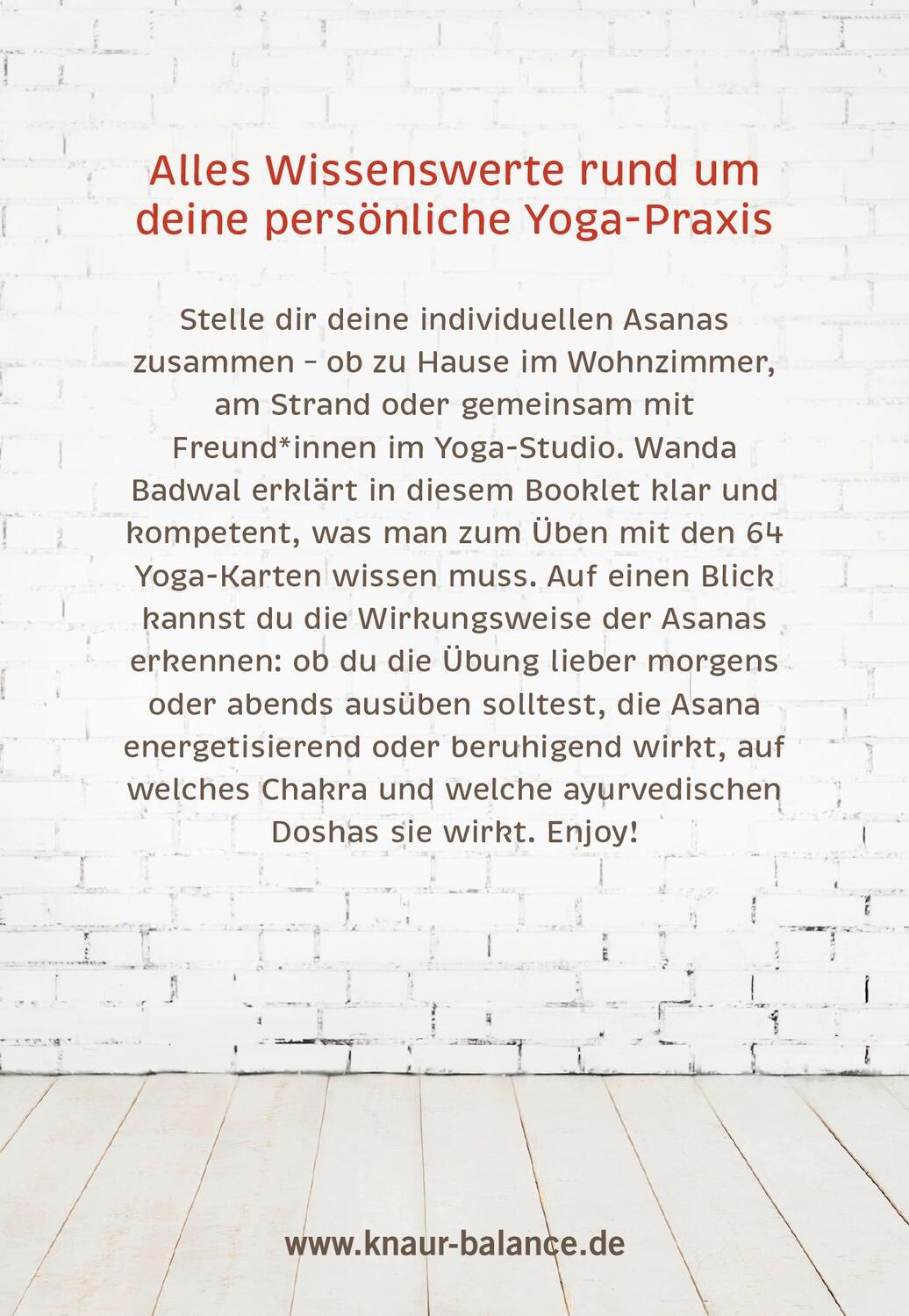 Rückseite: 9783426676288 | Deine Yoga-Box | Wanda Badwal | Taschenbuch | 128 S. | Deutsch | 2023