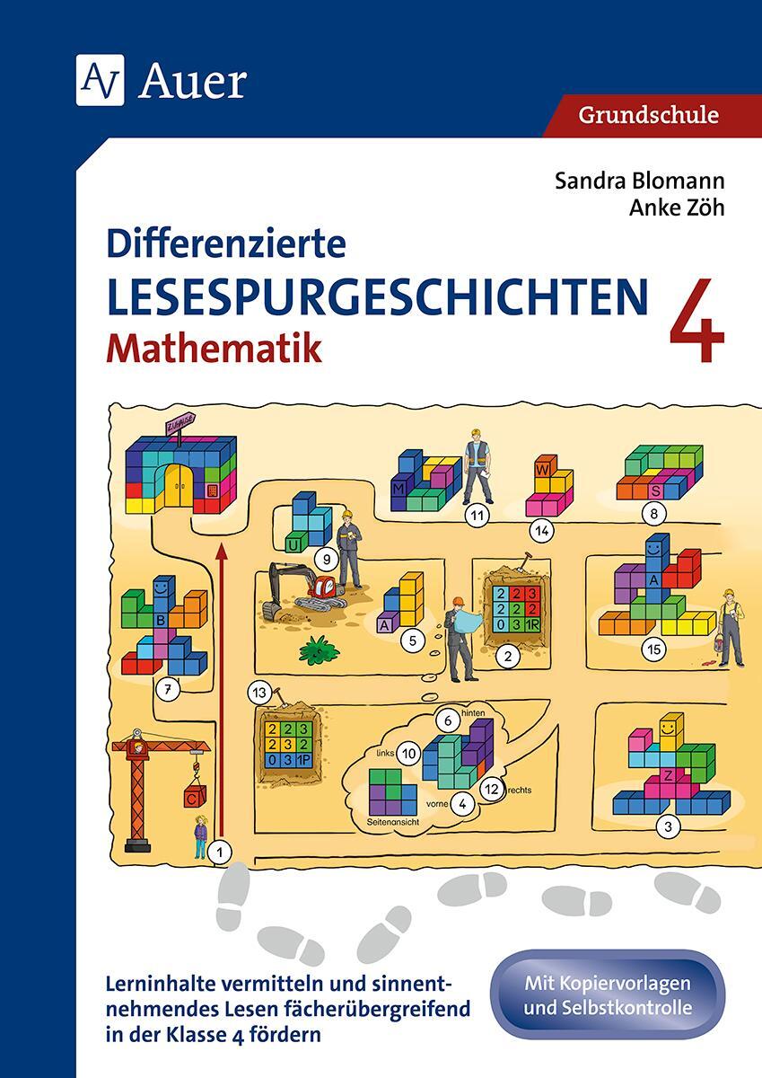 Cover: 9783403080725 | Differenzierte Lesespurgeschichten Mathematik 4 | Blomann (u. a.)