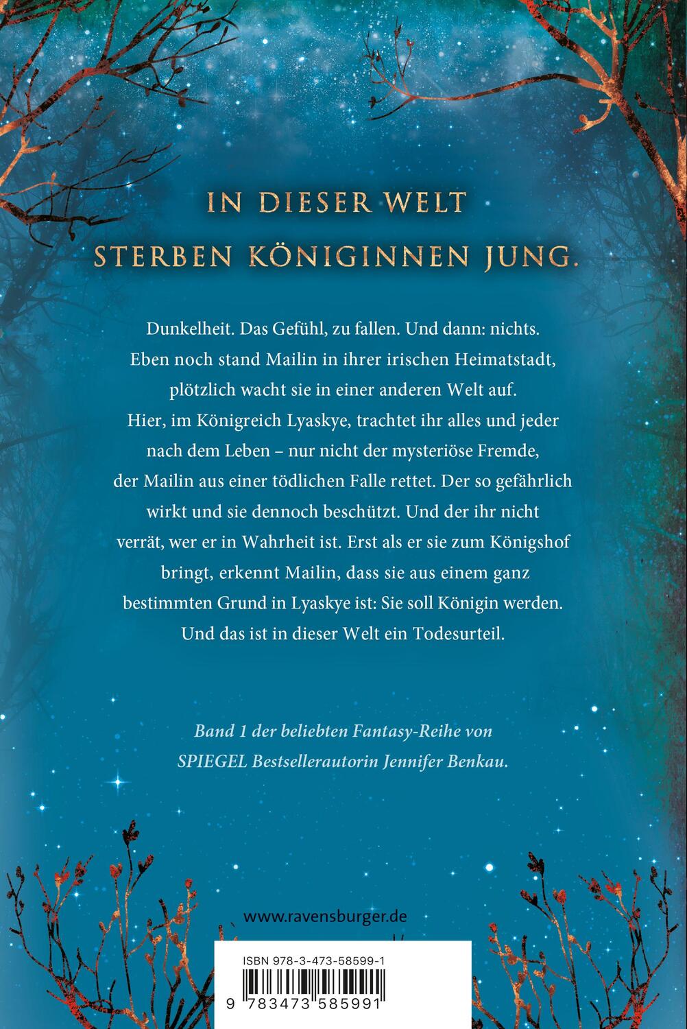 Rückseite: 9783473585991 | One True Queen, Band 1: Von Sternen gekrönt | Jennifer Benkau | Buch