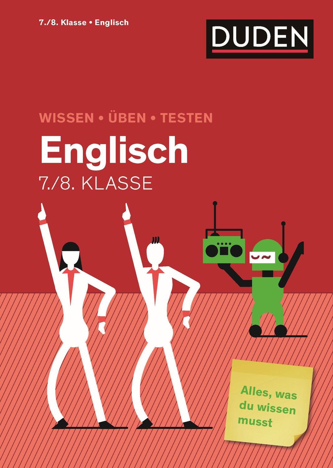 Cover: 9783411721252 | Wissen - Üben - Testen: Englisch 7./8. Klasse | Taschenbuch | Deutsch