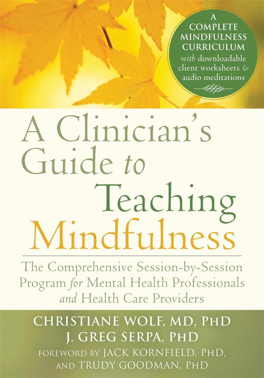 Cover: 9781626251397 | A Clinician's Guide to Teaching Mindfulness | Christiane Wolf (u. a.)