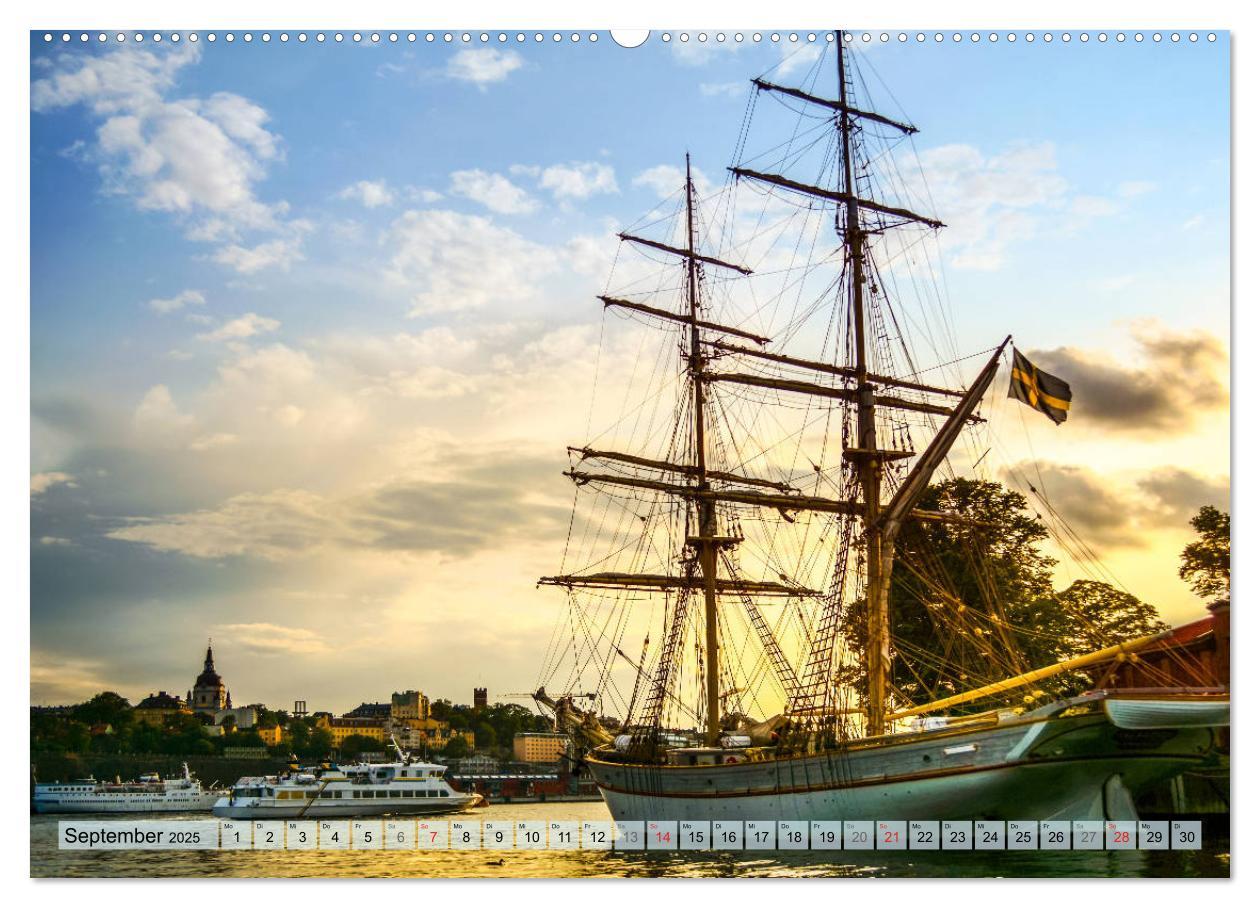 Bild: 9783435105366 | Stockholm - Maritime Ansichten (Wandkalender 2025 DIN A2 quer),...