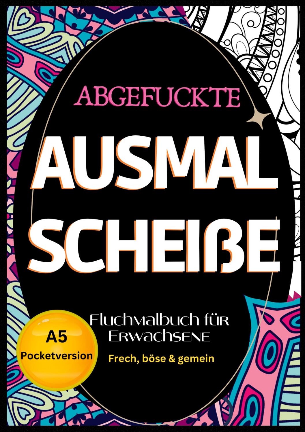 Cover: 9783347930971 | Fluchmalbuch für Erwachsene A5 Pocketversion | Nora Milles (u. a.)