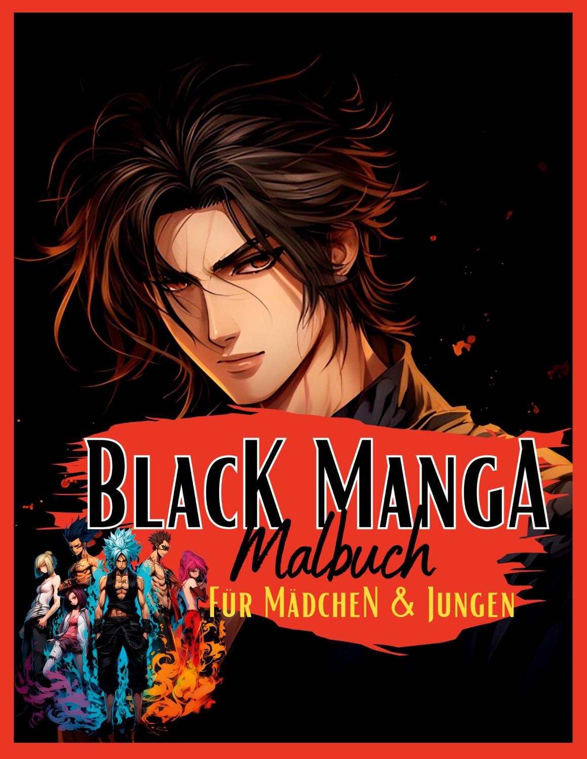 Cover: 9783384006745 | Black Manga Malbuch. | Lucy´s Manga Malbücher | Taschenbuch | 64 S.