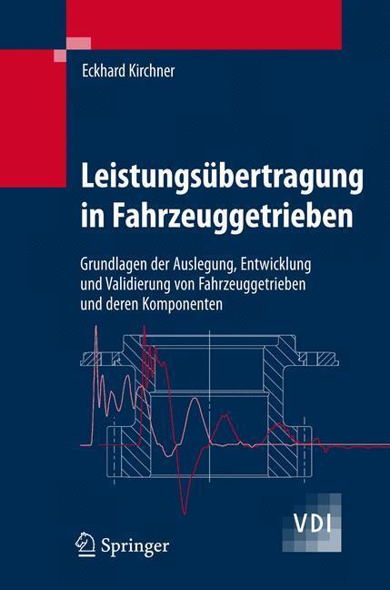 Cover: 9783540352884 | Leistungsübertragung in Fahrzeuggetrieben | Eckhard Kirchner | Buch