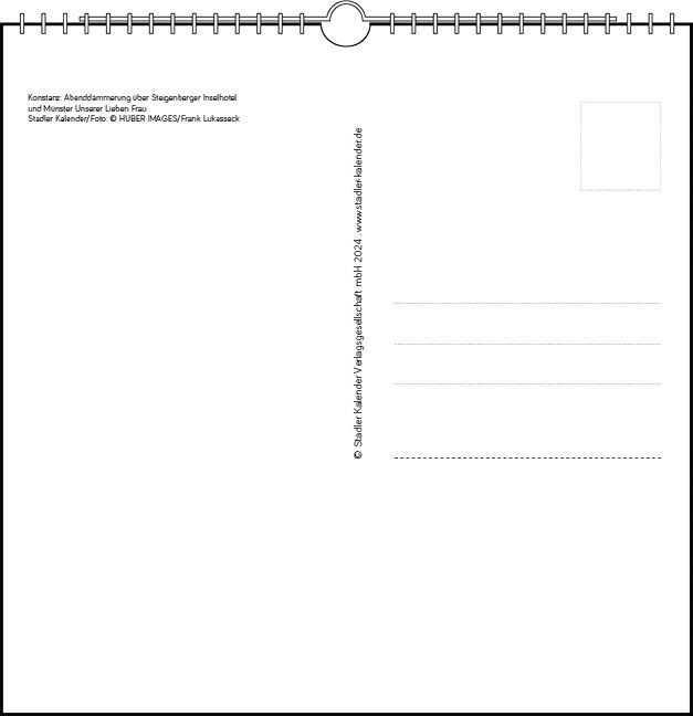 Bild: 9783861924104 | Konstanz 2025 | Postkarten-Tischkalender | verschiedene Fotografen