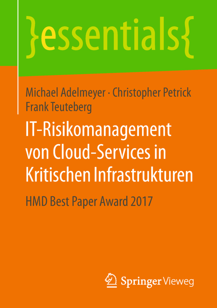 Cover: 9783658227418 | IT-Risikomanagement von Cloud-Services in Kritischen Infrastrukturen