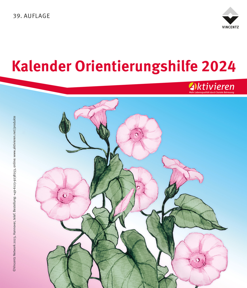 Cover: 9783748606147 | Kalender Orientierungshilfe 2024, nur Block | GmbH&amp;Co.KG | Kalender