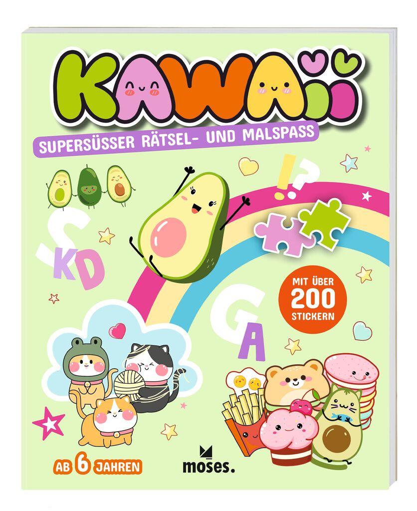 Cover: 9783964553263 | KAWAII Supersüßer Rätsel- und Malspaß | Taschenbuch | 128 S. | Deutsch