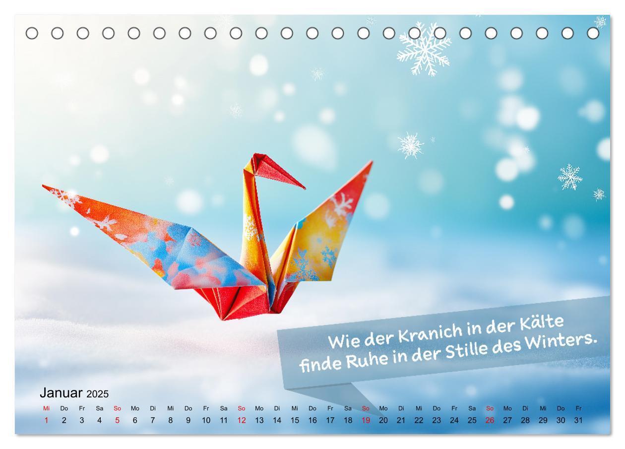 Bild: 9783457206324 | Origami Kalender der Achtsamkeit - Achtsamkeitskalender...