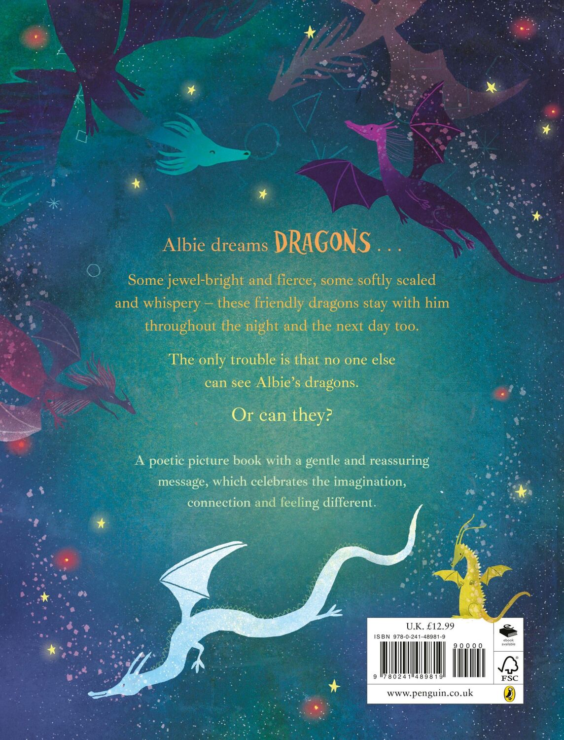 Rückseite: 9780241489819 | The Boy Who Dreamed Dragons | Caryl Lewis | Buch | 32 S. | Englisch