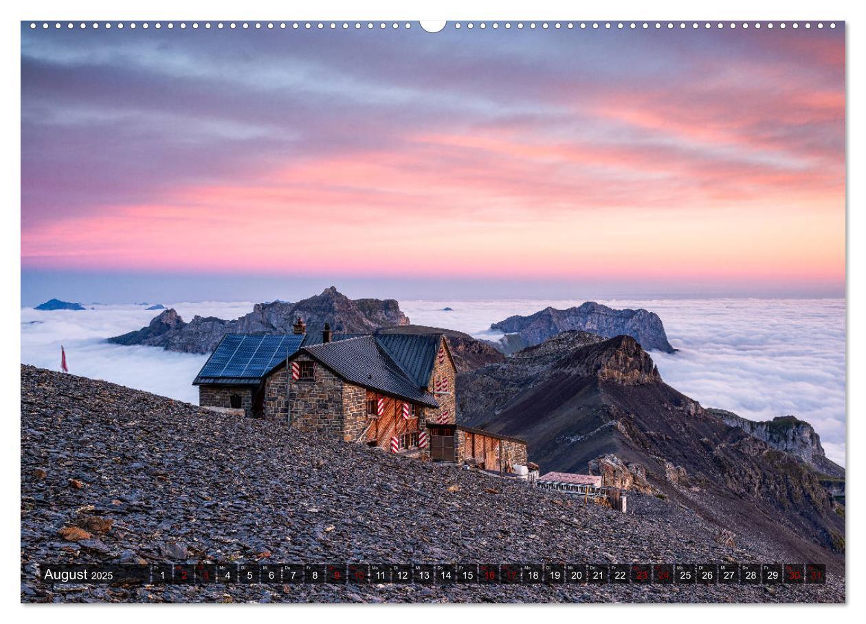 Bild: 9783435270842 | Hüttenzauber: Berghütten in den Alpen (Wandkalender 2025 DIN A2...