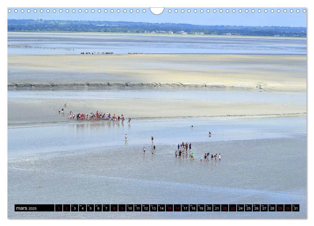 Bild: 9781325948918 | Mont Saint-Michel (Calendrier mural 2025 DIN A3 vertical), CALVENDO...