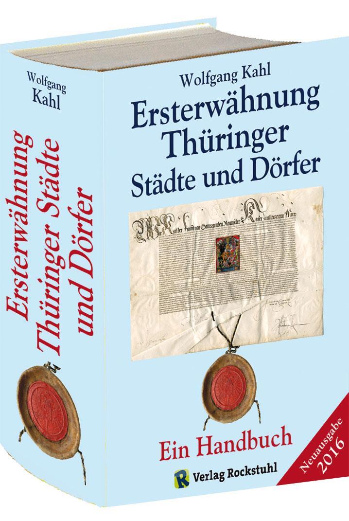 Cover: 9783867778008 | Ersterwähnung Thüringer Städte und Dörfer - Ein Handbuch - Ausgabe...