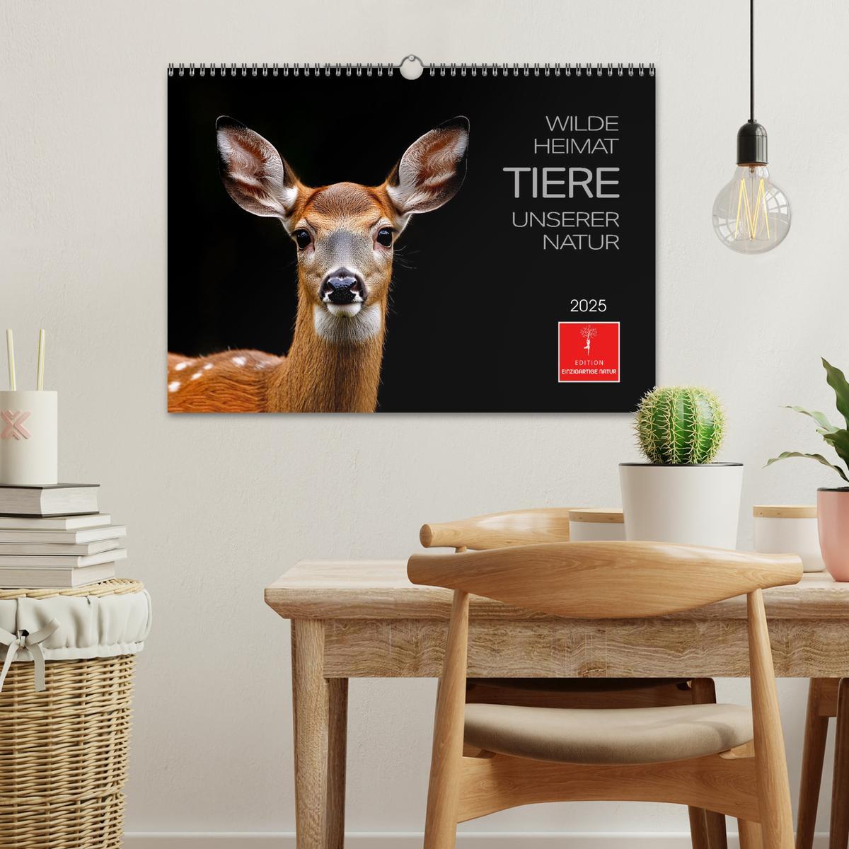 Bild: 9783457223253 | Wilde Heimat - Tiere unserer Natur (Wandkalender 2025 DIN A3 quer),...