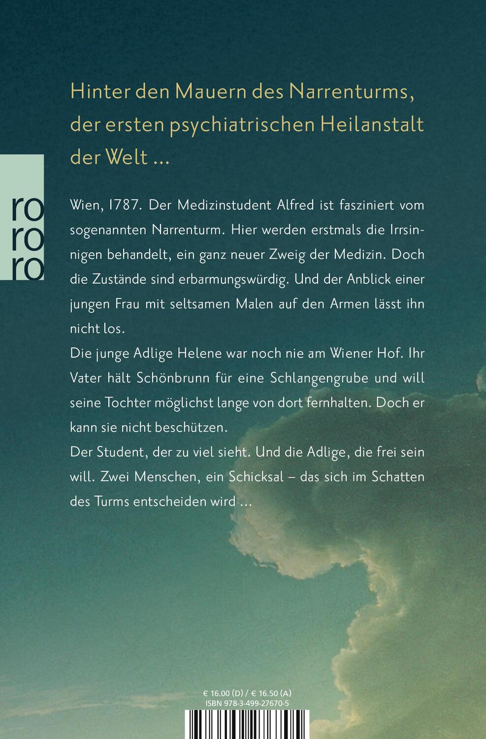 Rückseite: 9783499276705 | Im Schatten des Turms | Ein Wien-Roman | René Anour | Taschenbuch