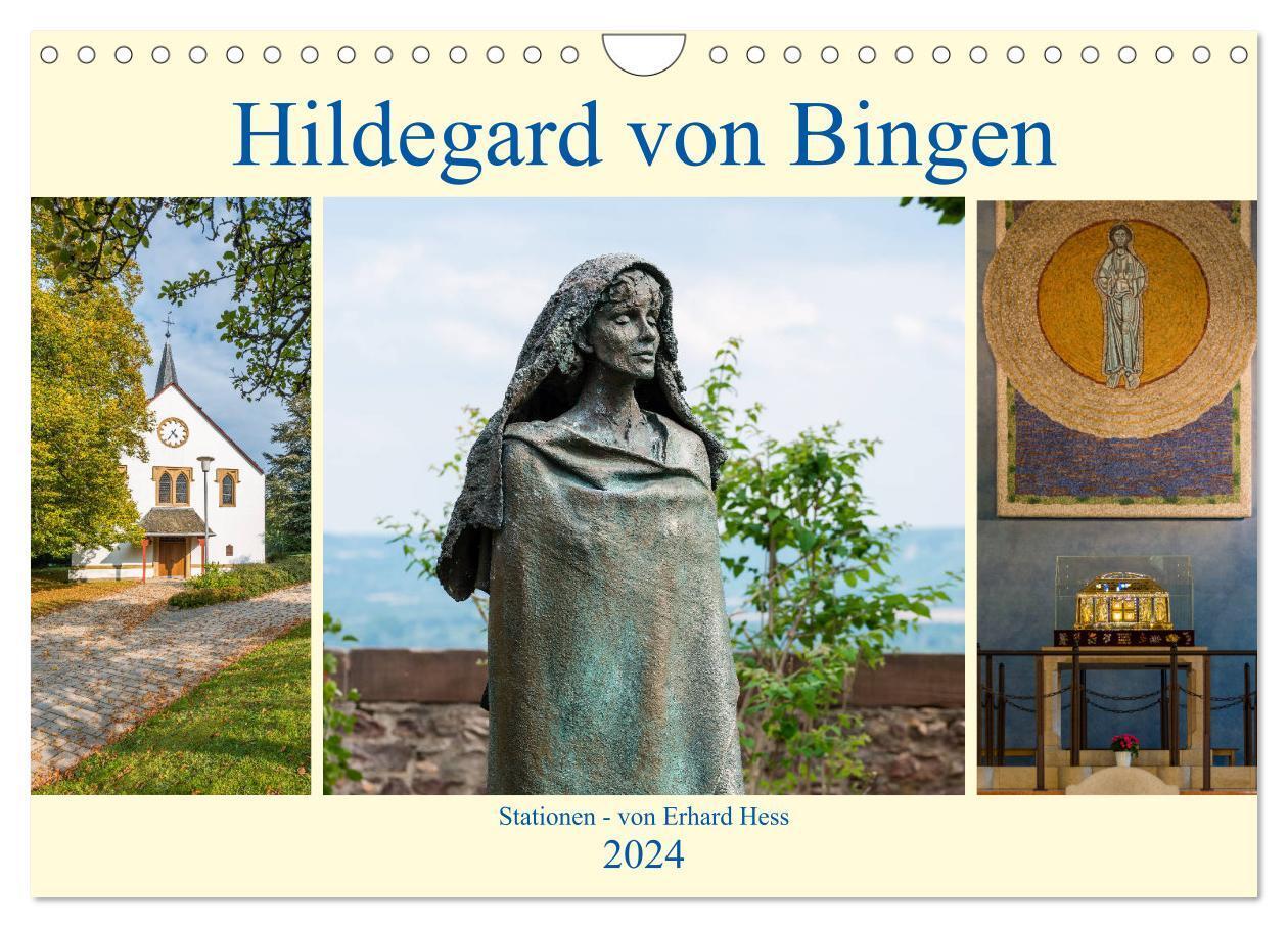 Cover: 9783383141812 | Hildegard von Bingen - Stationen (Wandkalender 2024 DIN A4 quer),...