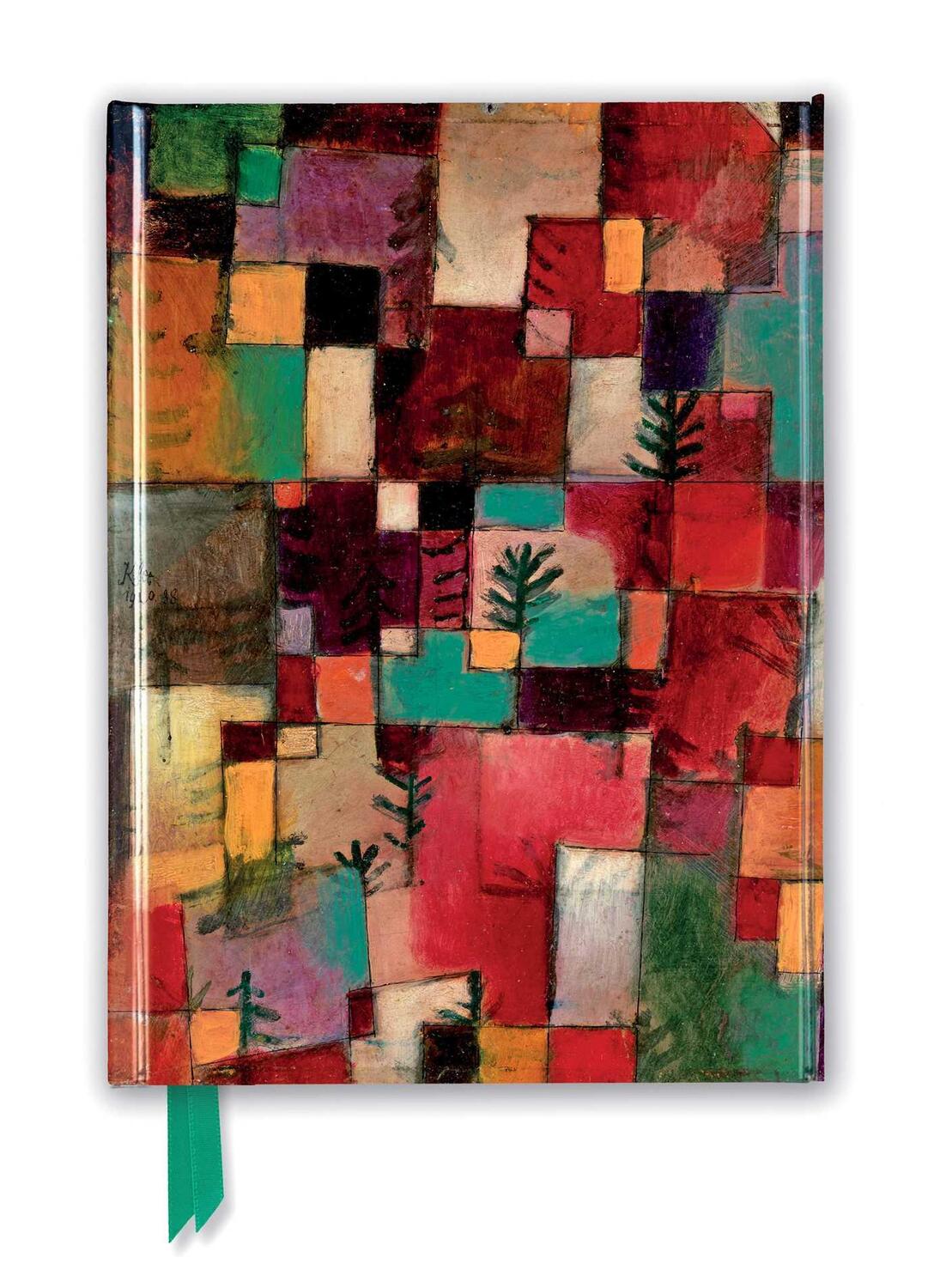Cover: 9781787550032 | Paul Klee: Redgreen and Violet-Yellow Rhythms (Foiled Journal) | Buch