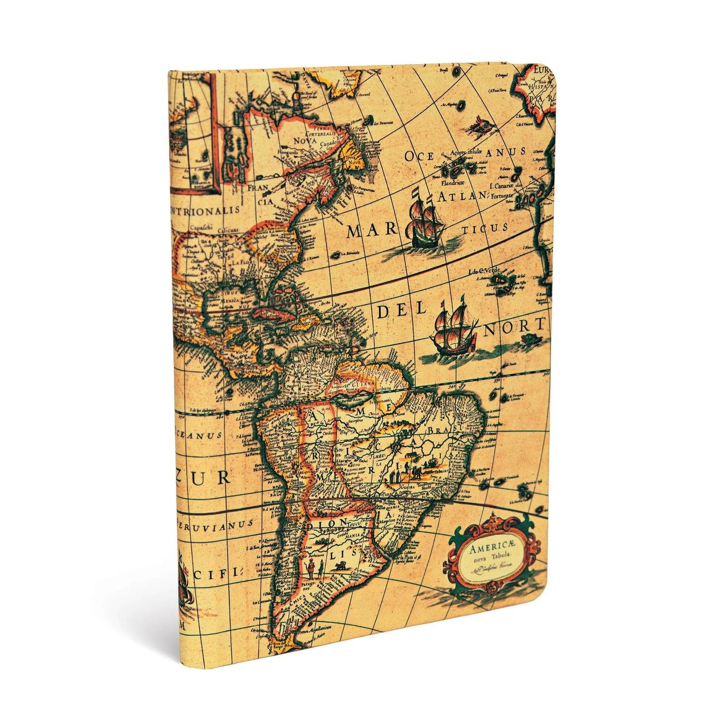 Cover: 9781439752982 | Paperblanks Western Hemisphere Early Cartography Hardcover MIDI...