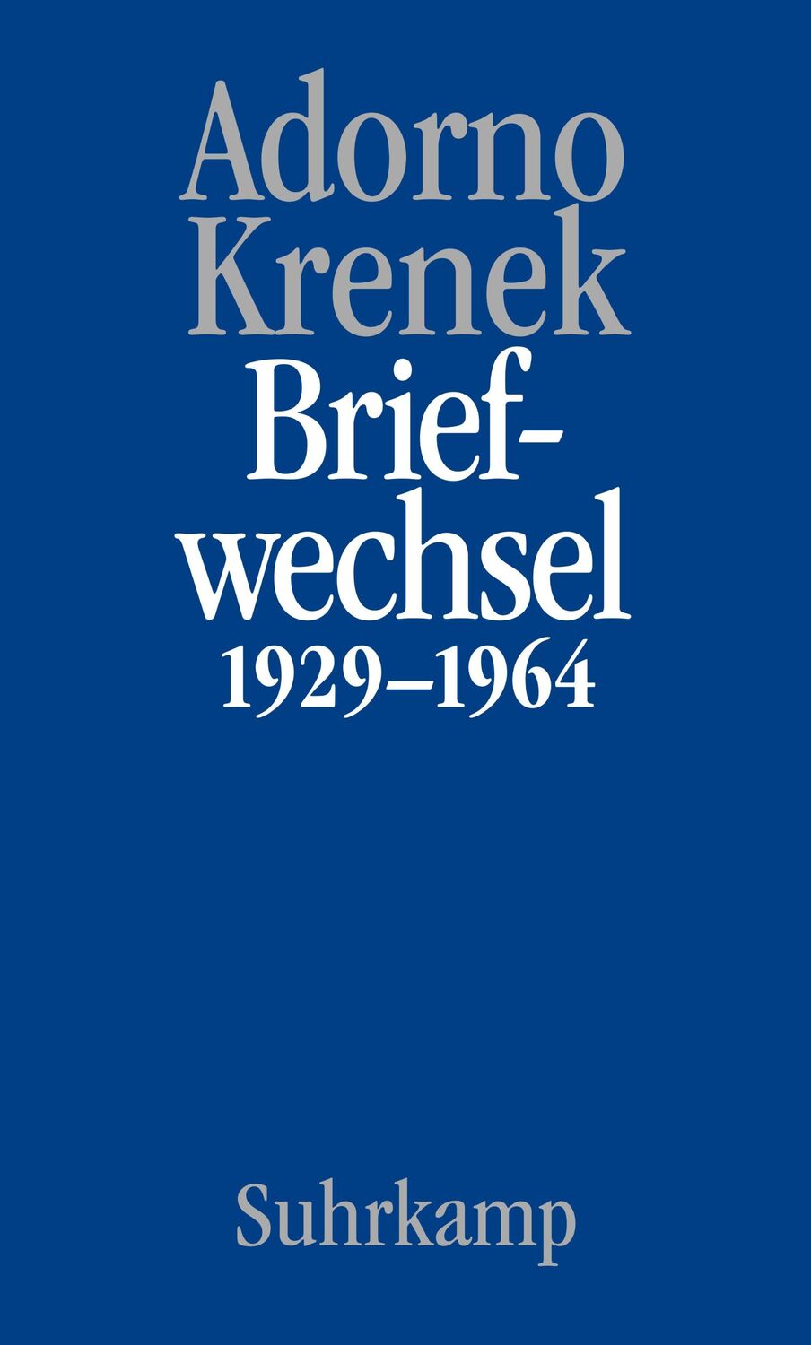 Cover: 9783518587539 | Briefe und Briefwechsel | Theodor W. Adorno (u. a.) | Buch | 484 S.