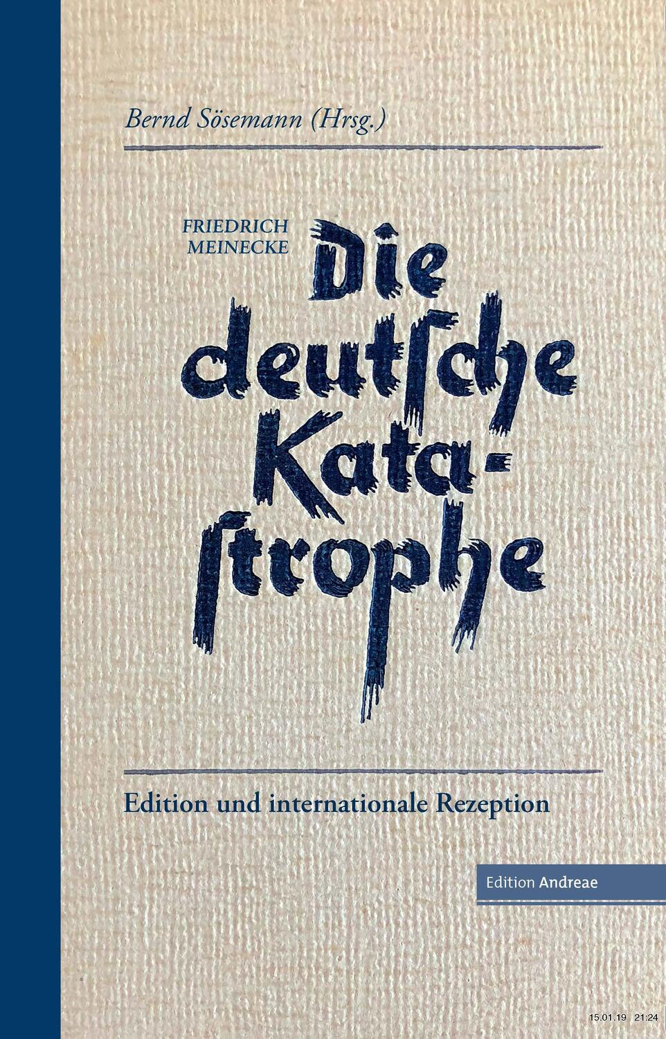 Cover: 9783869653402 | Die deutsche Katastrophe. Betrachtungen und Erinnerungen -...
