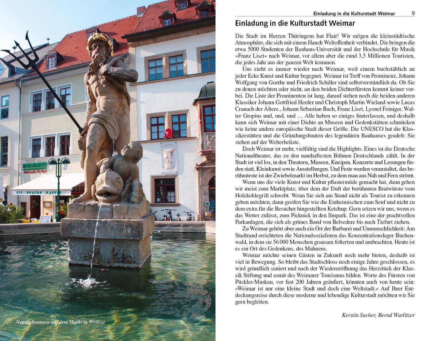 Bild: 9783897945258 | TRESCHER Reiseführer Weimar | Kerstin Sucher (u. a.) | Taschenbuch