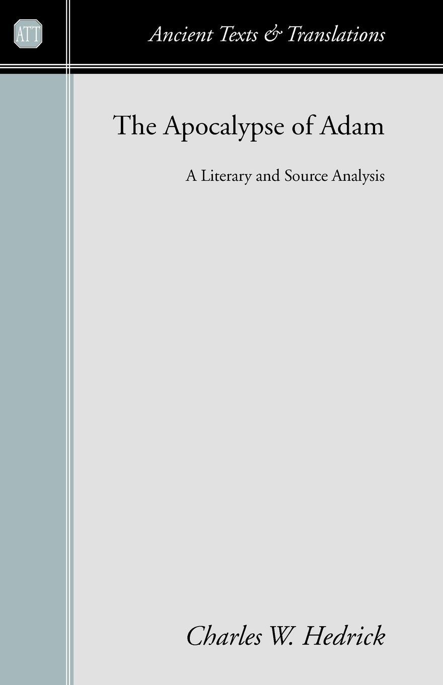 Cover: 9781597523868 | The Apocalypse of Adam | A Literary and Source Analysis | Hedrick