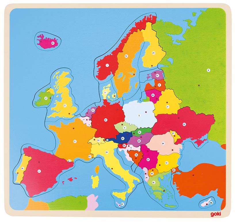 Cover: 4013594575096 | Einlegepuzzle Europa | Puzzle | Deutsch | 2019 | EAN 4013594575096