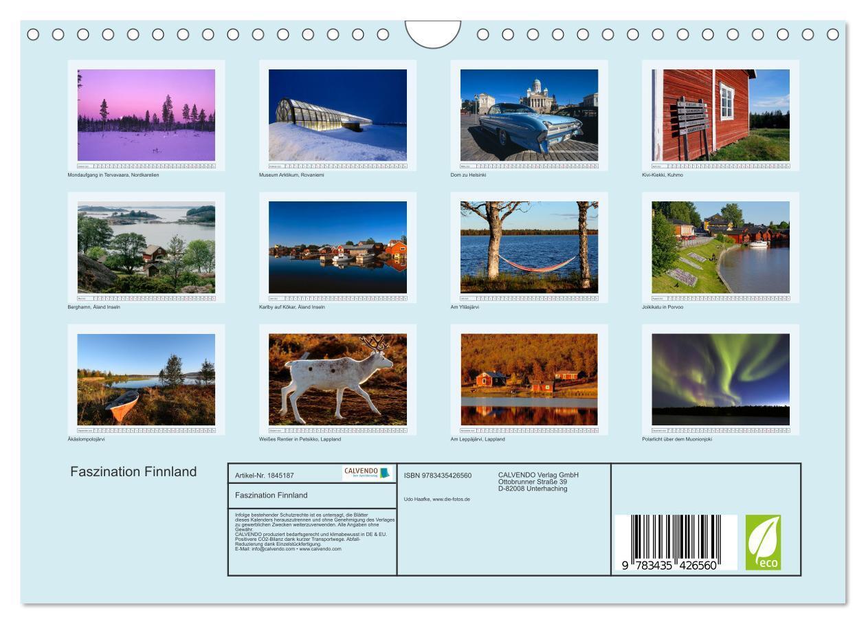 Bild: 9783435426560 | Faszination Finnland (Wandkalender 2025 DIN A4 quer), CALVENDO...