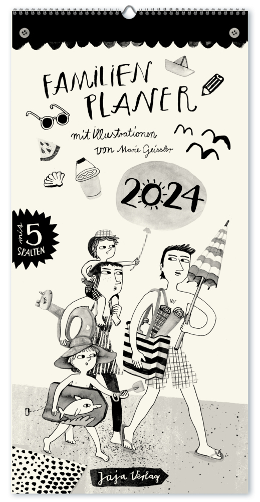 Cover: 9783948904494 | Familienplaner 2024 | Marie Geißler | Kalender | 13 S. | Deutsch