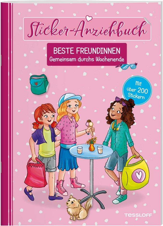 Cover: 9783788641931 | Sticker-Anziehbuch - Beste Freundinnen: Gemeinsam durchs Wochenende