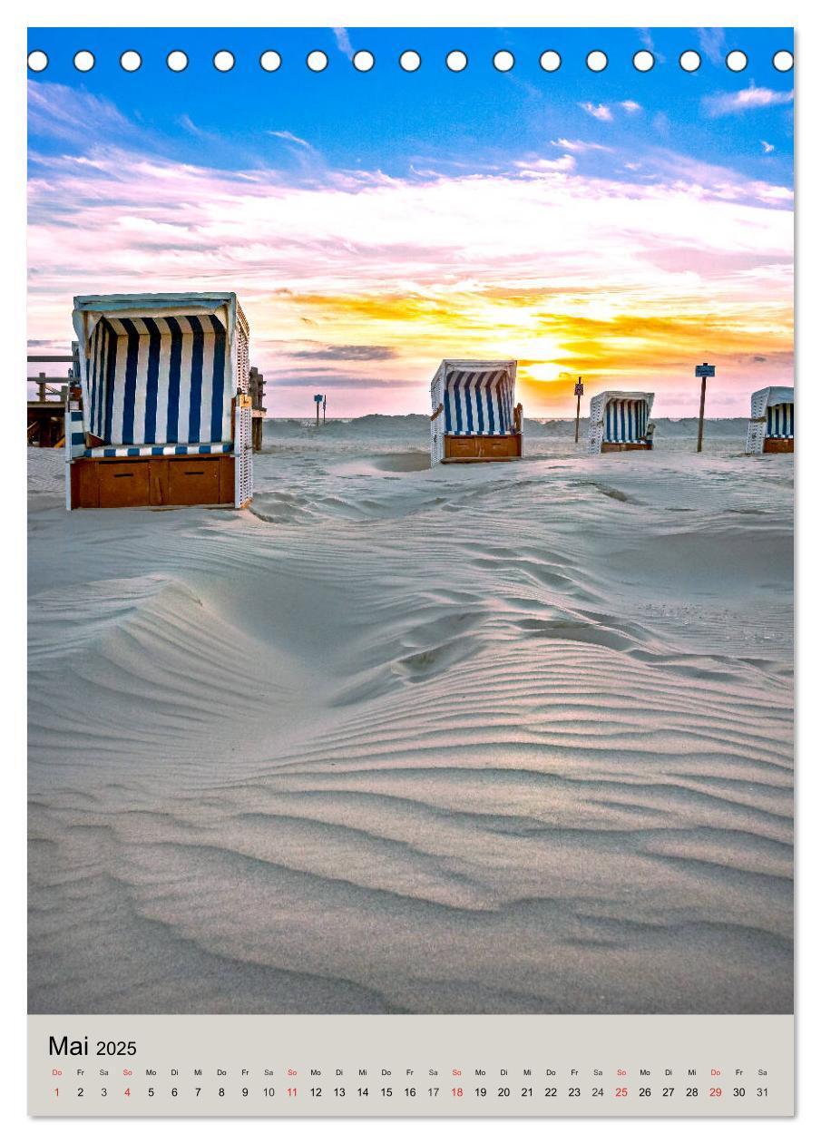 Bild: 9783435963140 | NORDSEEFLAIR - St. Peter Ording und Westerhever (Tischkalender 2025...