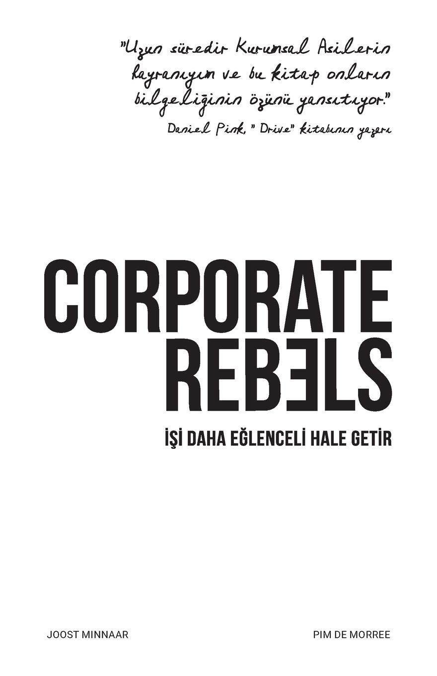 Cover: 9789083004891 | Corporate Rebels | ¿¿i daha e¿lenceli hale getir | Joost Minnaar